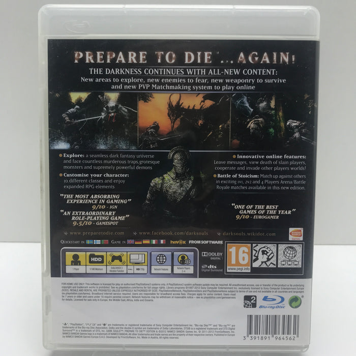 Dark Souls: Prepare To Die Edition - PS3