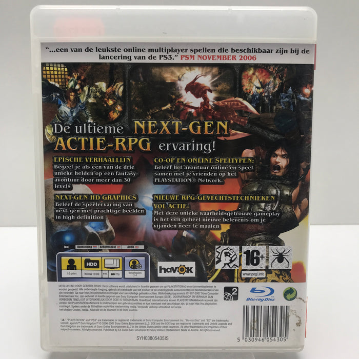 Untold Legends: Dark Kingdom - PS3