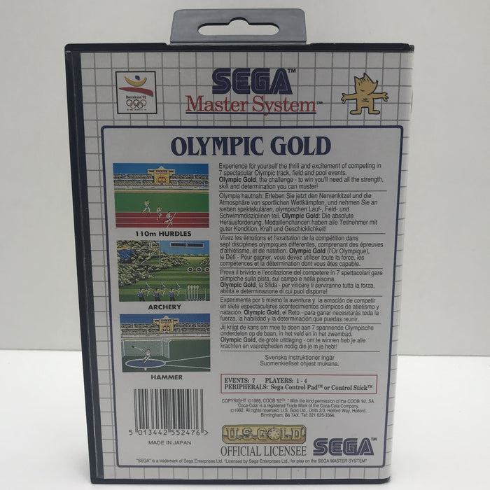 Olympic Gold - Sega Master System