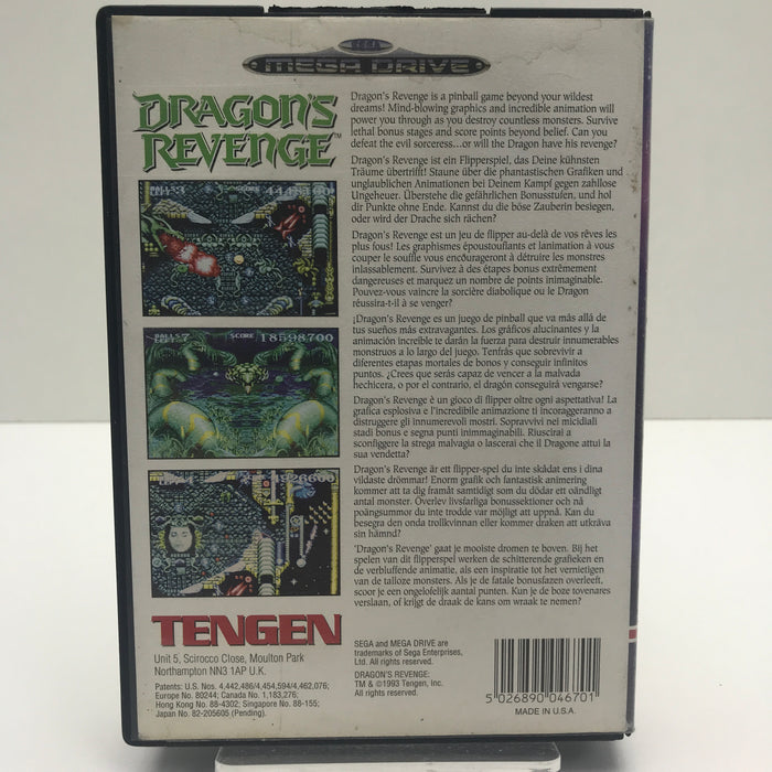 Dragon's Revenge - Sega Mega Drive