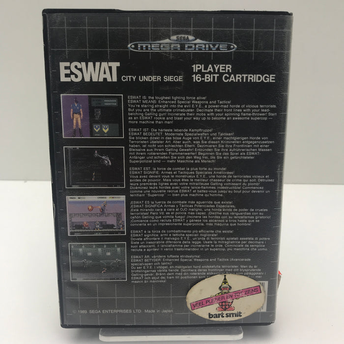 Eswat: City Under Siege - Sega Mega Drive