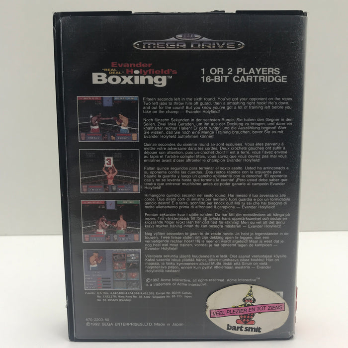 Evander Holyfield's Boxing - Sega Mega Drive