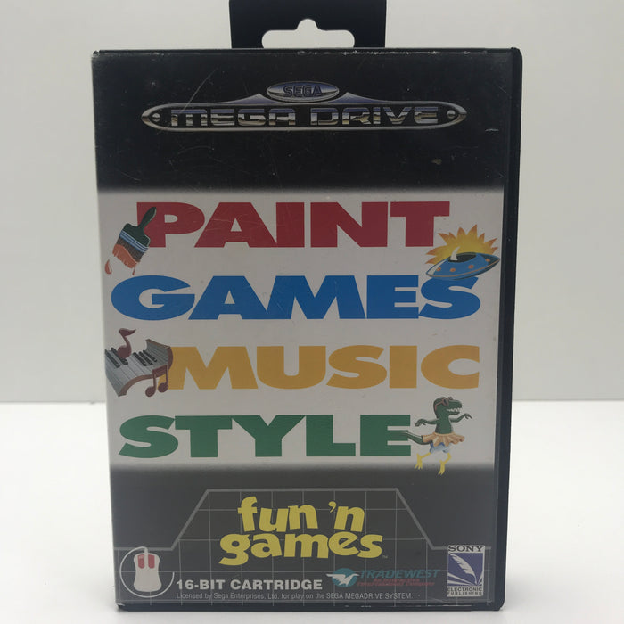 Paint Games Music Style - Sega Mega Drive