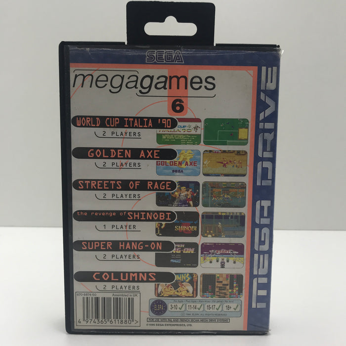 Mega Games 6 - Sega Mega Drive