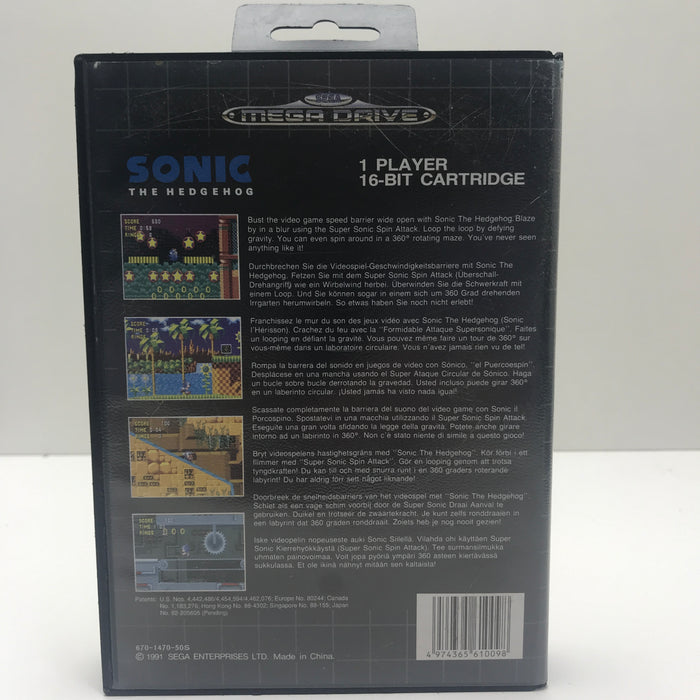 Sonic The Hedgehog - Sega Mega Drive