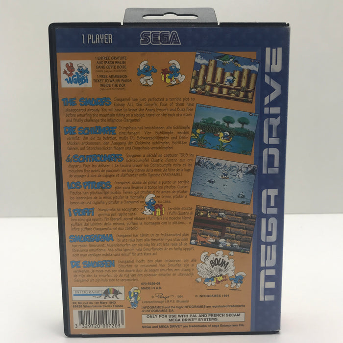 Les Schtroumpfs (De Smurfen) - Sega Mega Drive